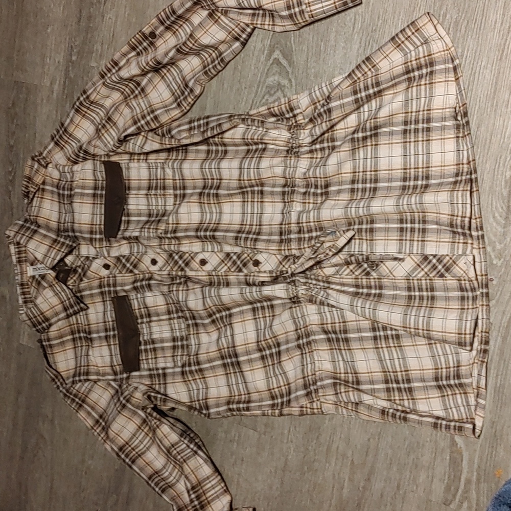 Mixage Buttonup Blouse Sz Lg
